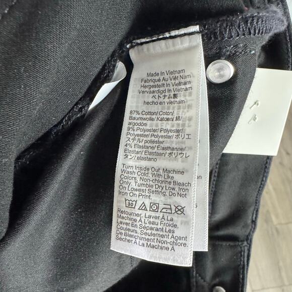 J Crew 2003 Slim Black Denim Jeans US Women's 29 New - Picture 5 of 6